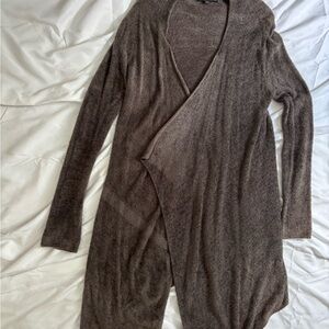 Barefoot Dreams Bamboo Brown Cardigan Sweater